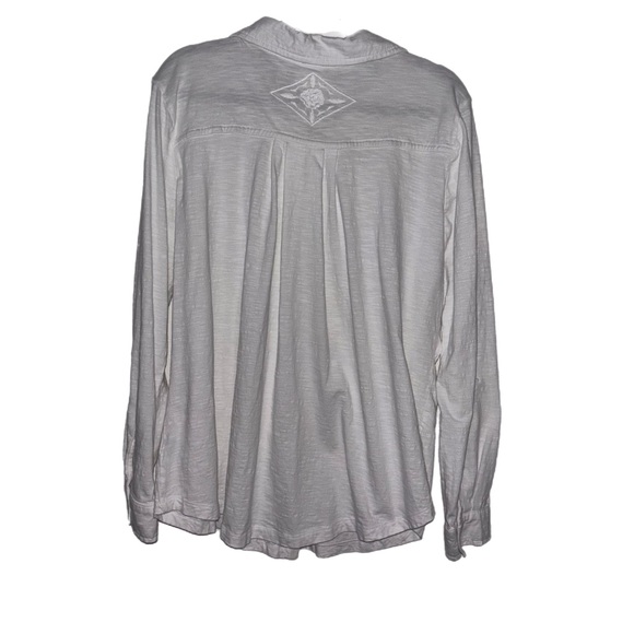 Sigrid Olsen Size L Long Sleeve Button Down Shirt - Picture 3 of 7